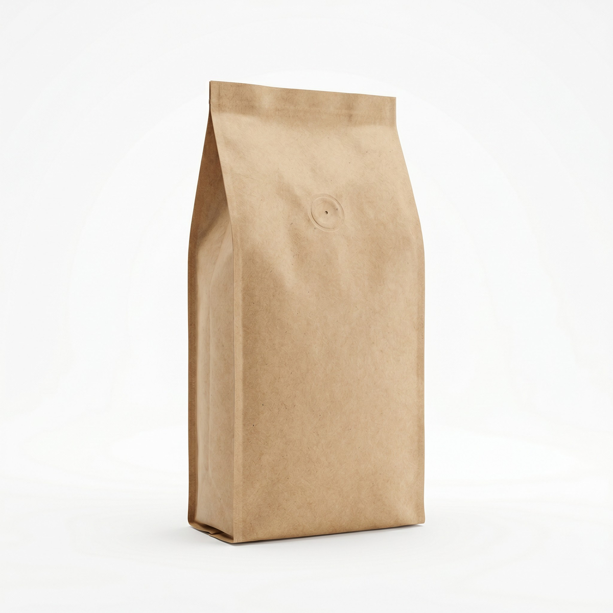 1kg kraft kaffepose