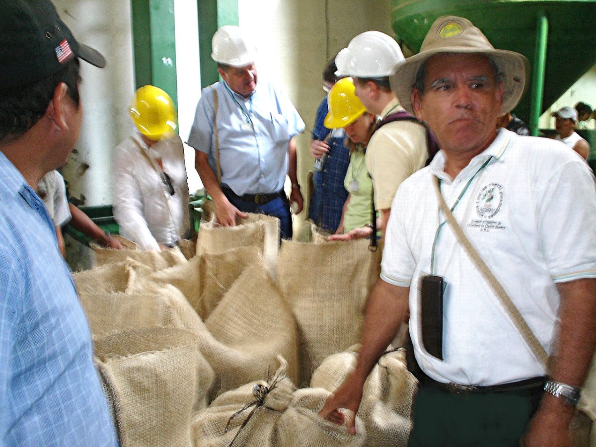 Kaffekooperativ i Ciudad Barrios, El Salvador