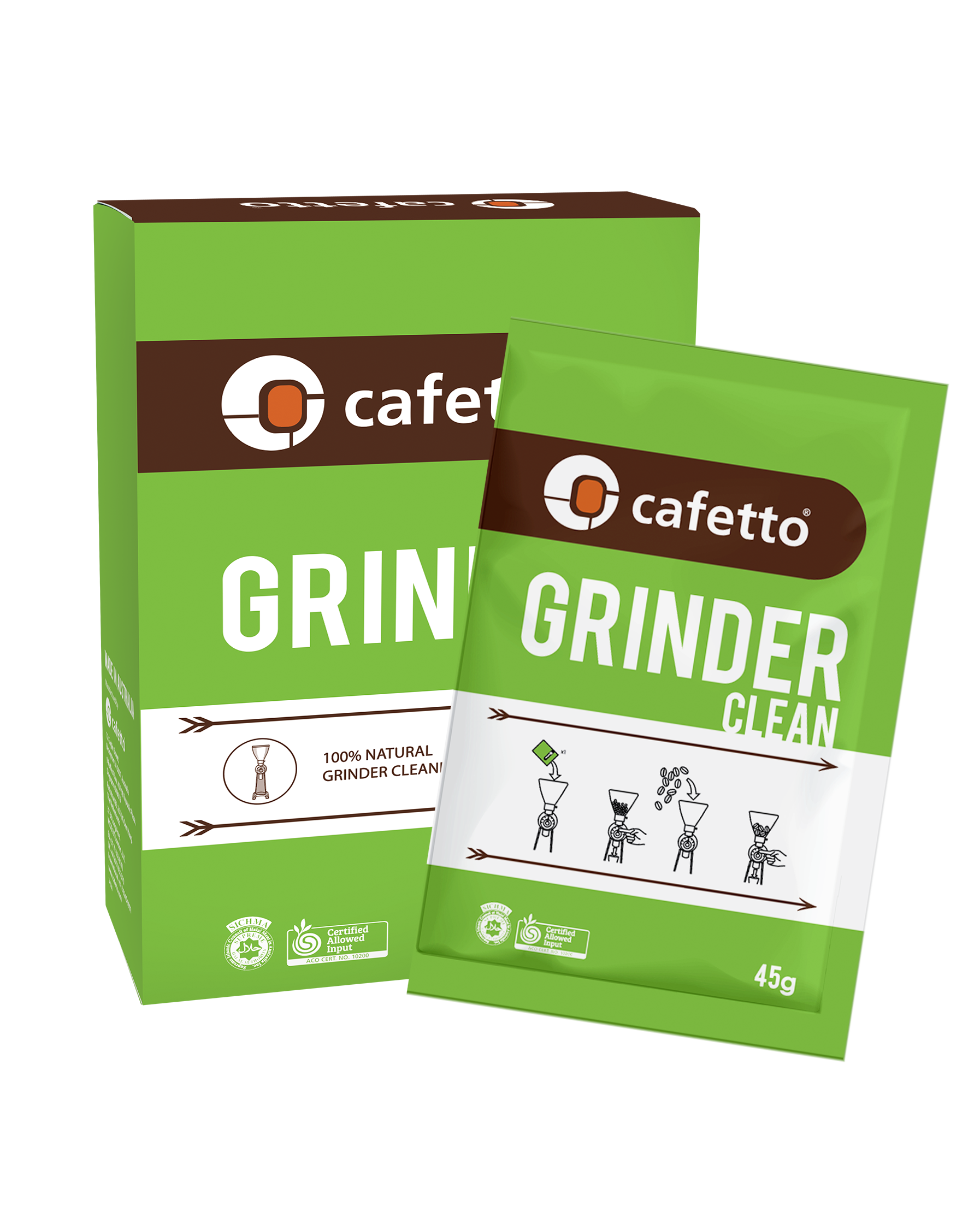 Cafetto Grinder clean 3x45g